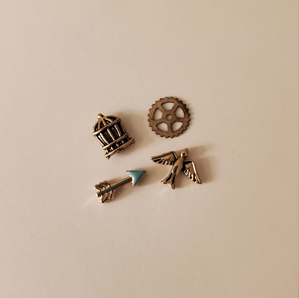 3/$18 Origami Owl Vintage Flair Steampunk Bundle